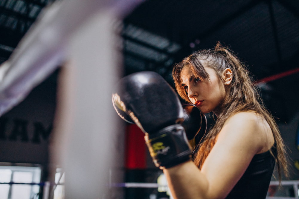 Exercice tabata boxe : une femme s'est mise en garde